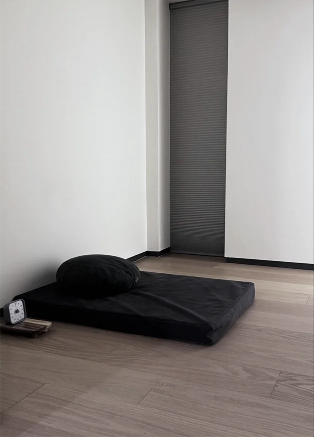 Meditation space at dawn